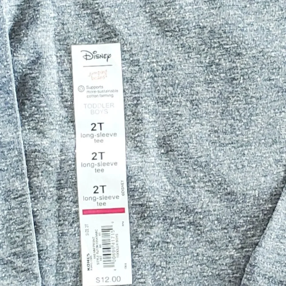 Disney's Mickey Mouse Toddler Boy Christmas Tee by Jumping Beans Size 2T NWT